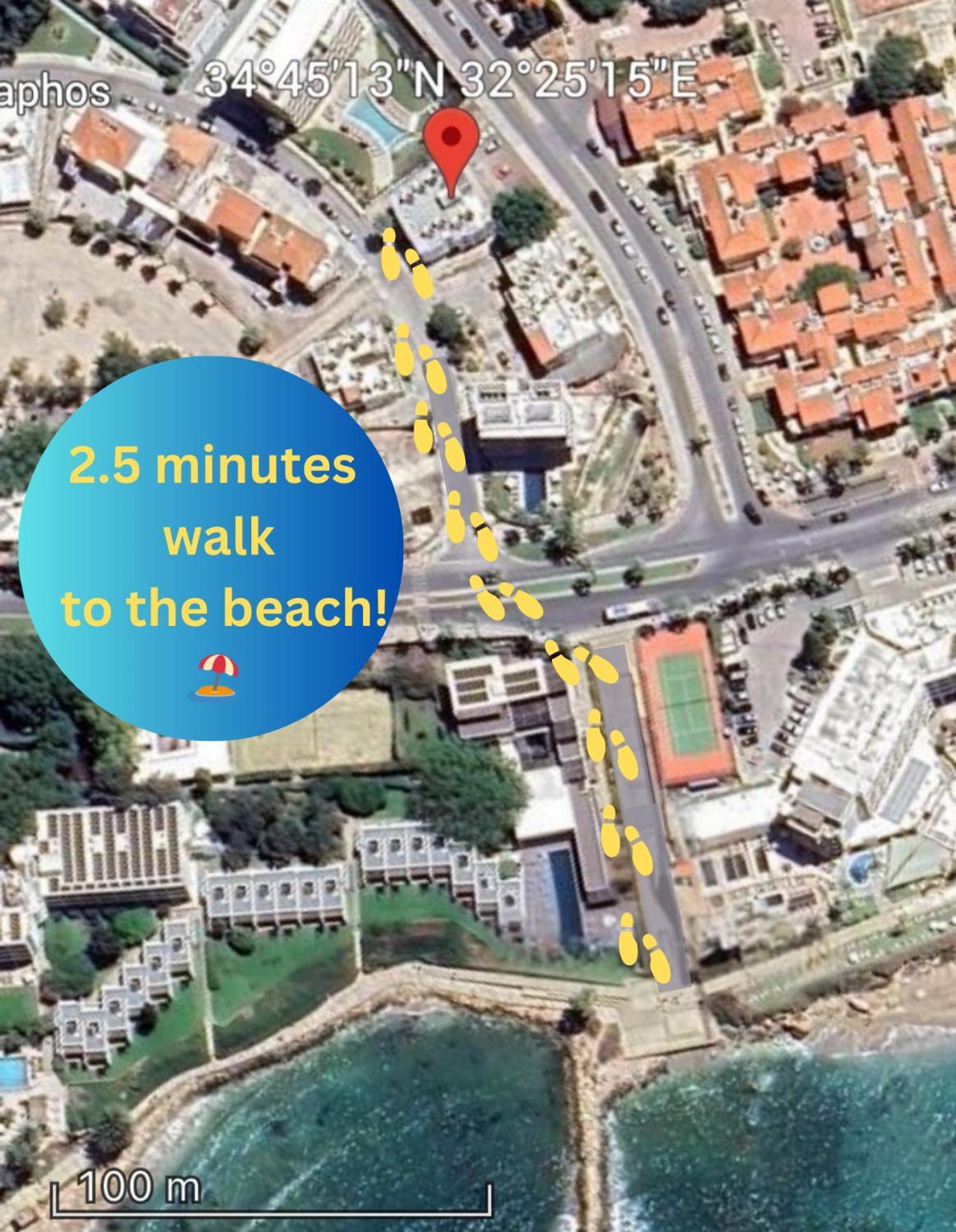 Dreamy 2 Bed Apartment By The Sea Paphos Eksteriør billede